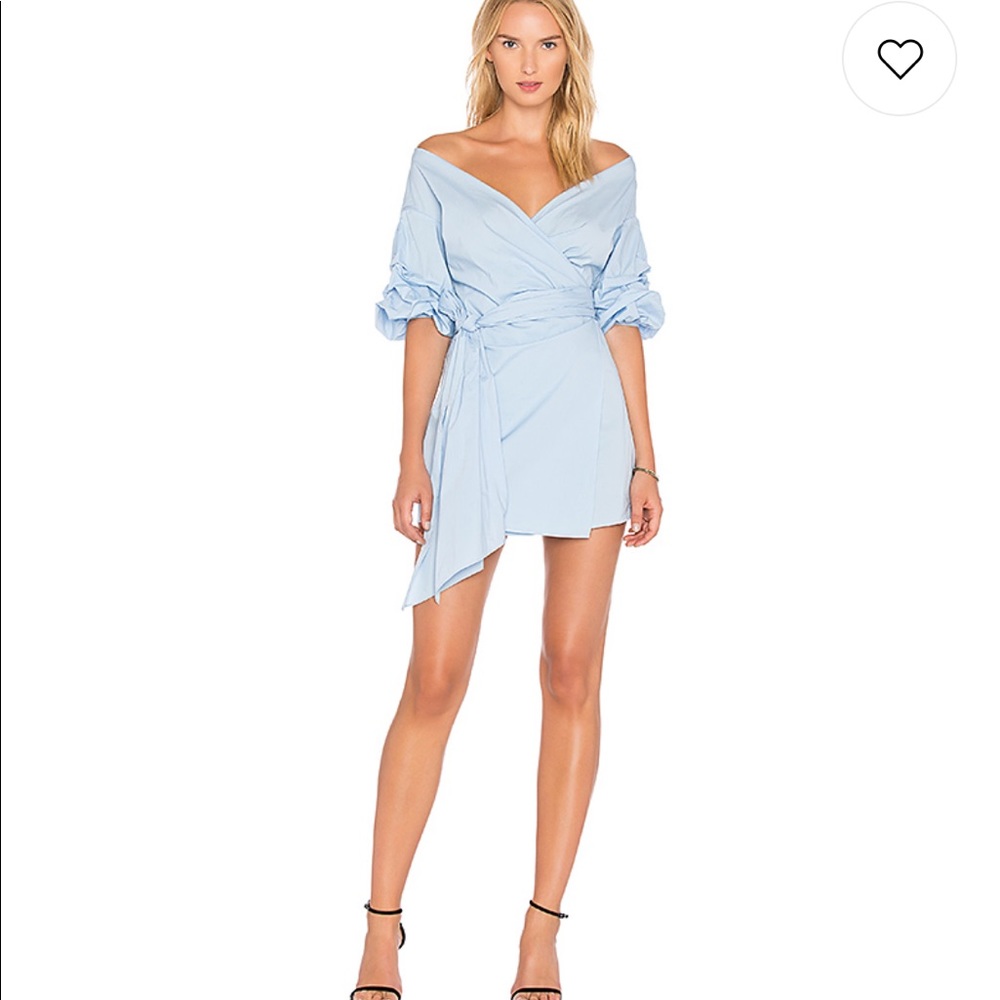 Lovers and friends Gabriel wrap tie dress